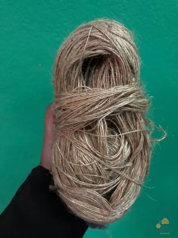 Grondstoffen - Maat van jute - Rochak handgebreid