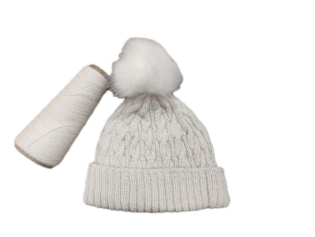 Alpaca 100% baby hand knitted hat