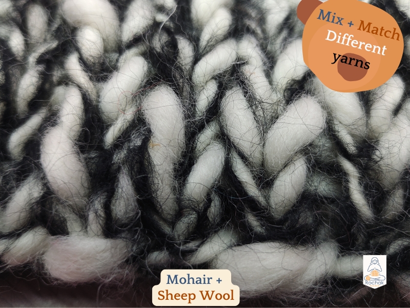 Garens in de handbreiproductie 7 Mengsels van verschillende garens bij Rochak handknit