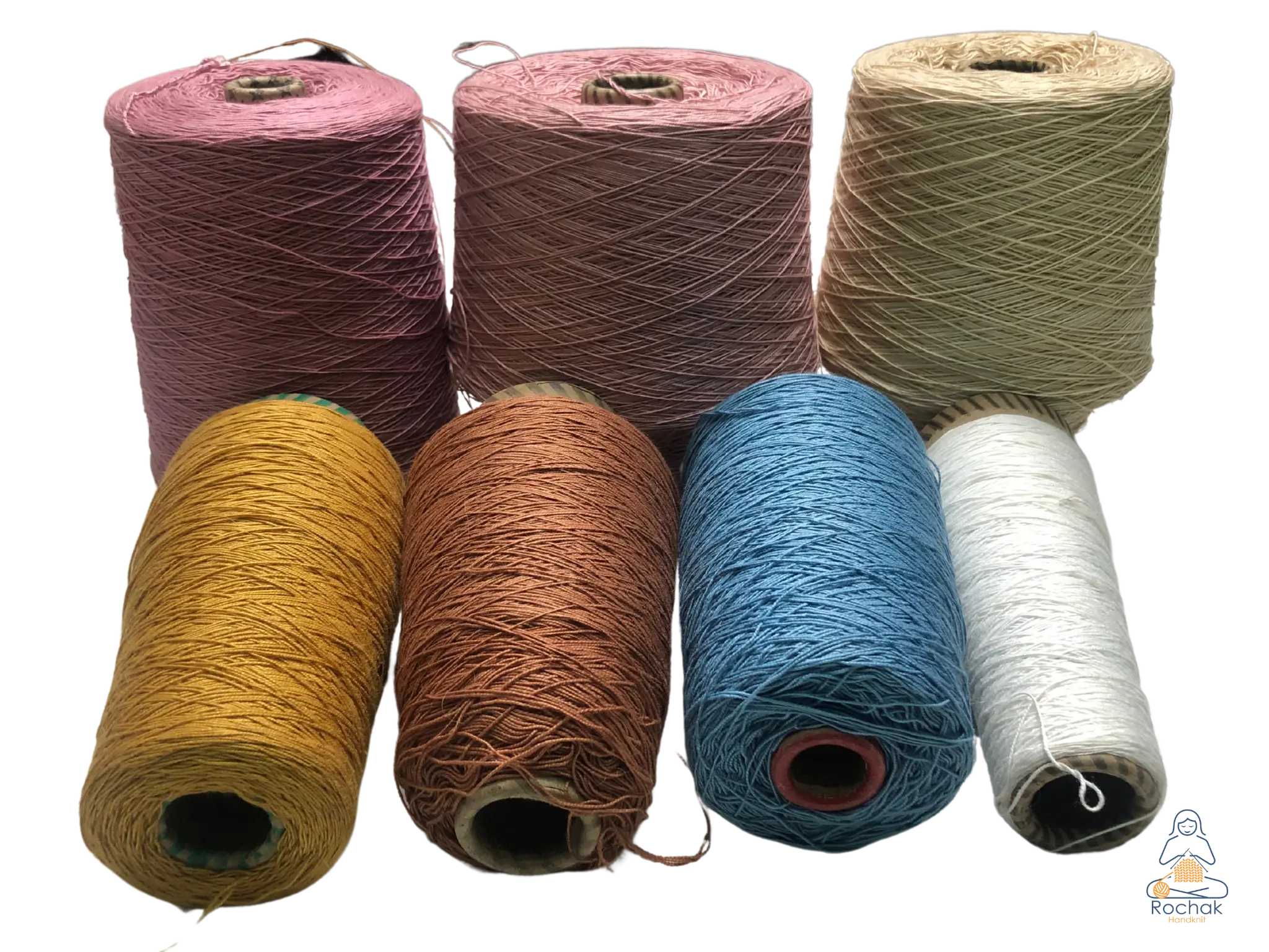 Kleurenfoto van Cotton-Rochak handgebreid