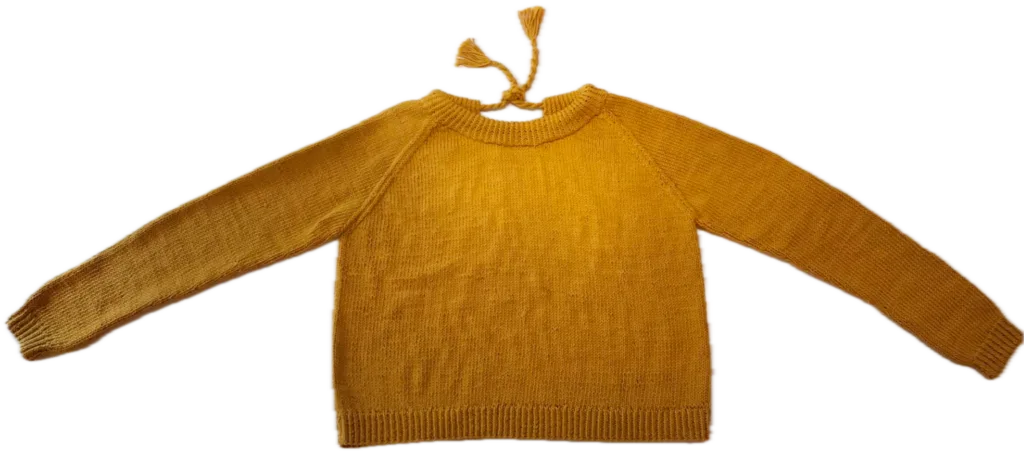 Rochak Handknit Craftの女性が手編みしたコットンセーター