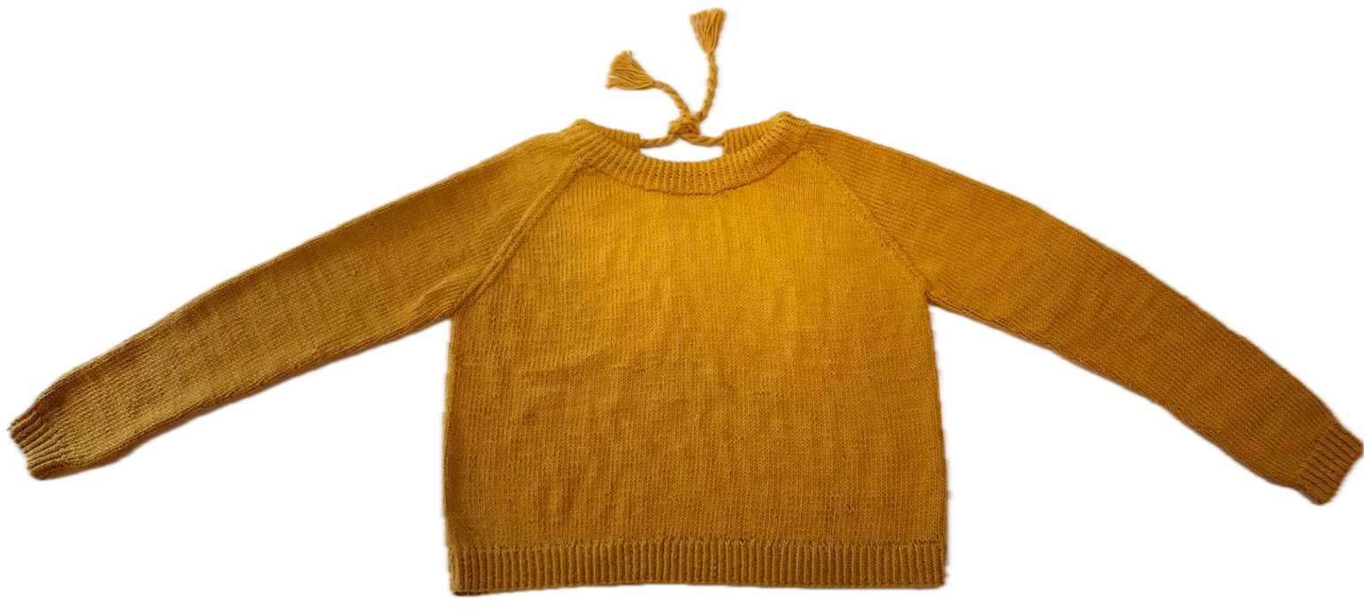 Rochak Handknit Craftの女性が手編みしたコットンセーター