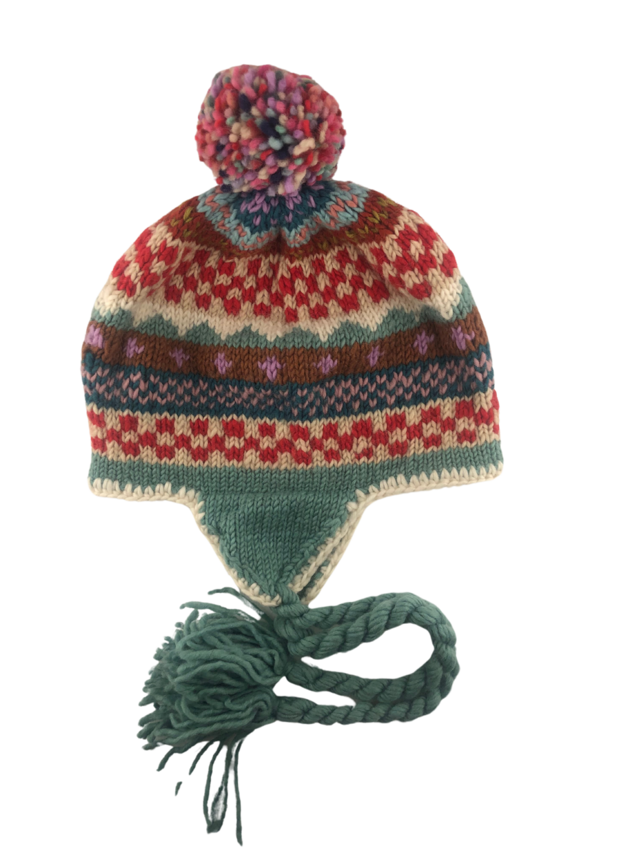 Berretto Fair Isle realizzato dalle donne di Rochak Handknit