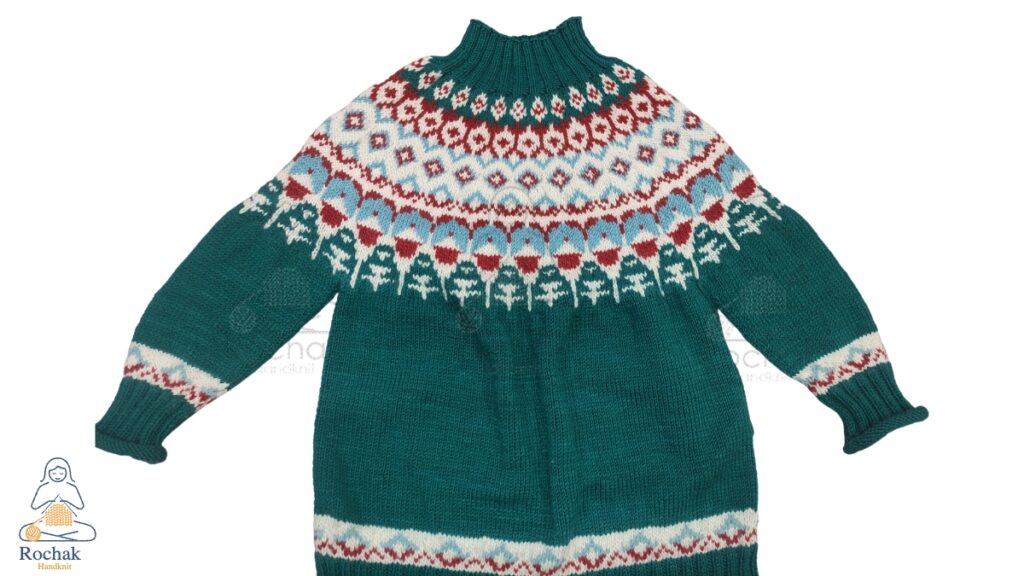 Handknitted Merino Sweater made by Rochak handknit-1