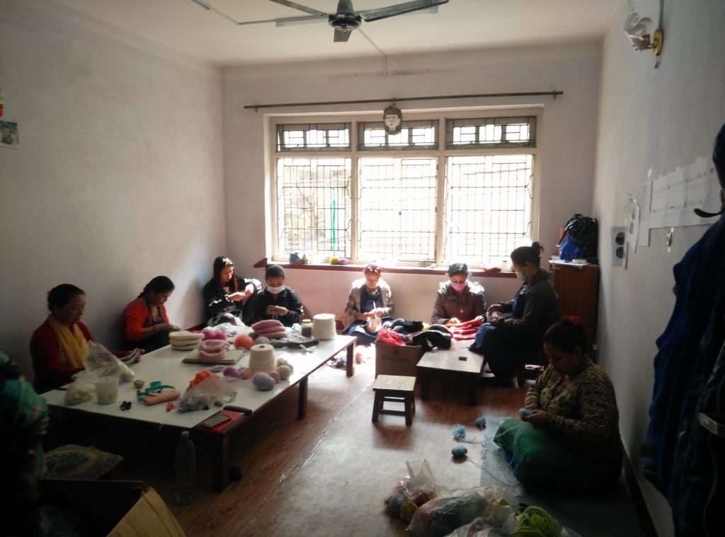 Women at work - Rochak Handknit Craft