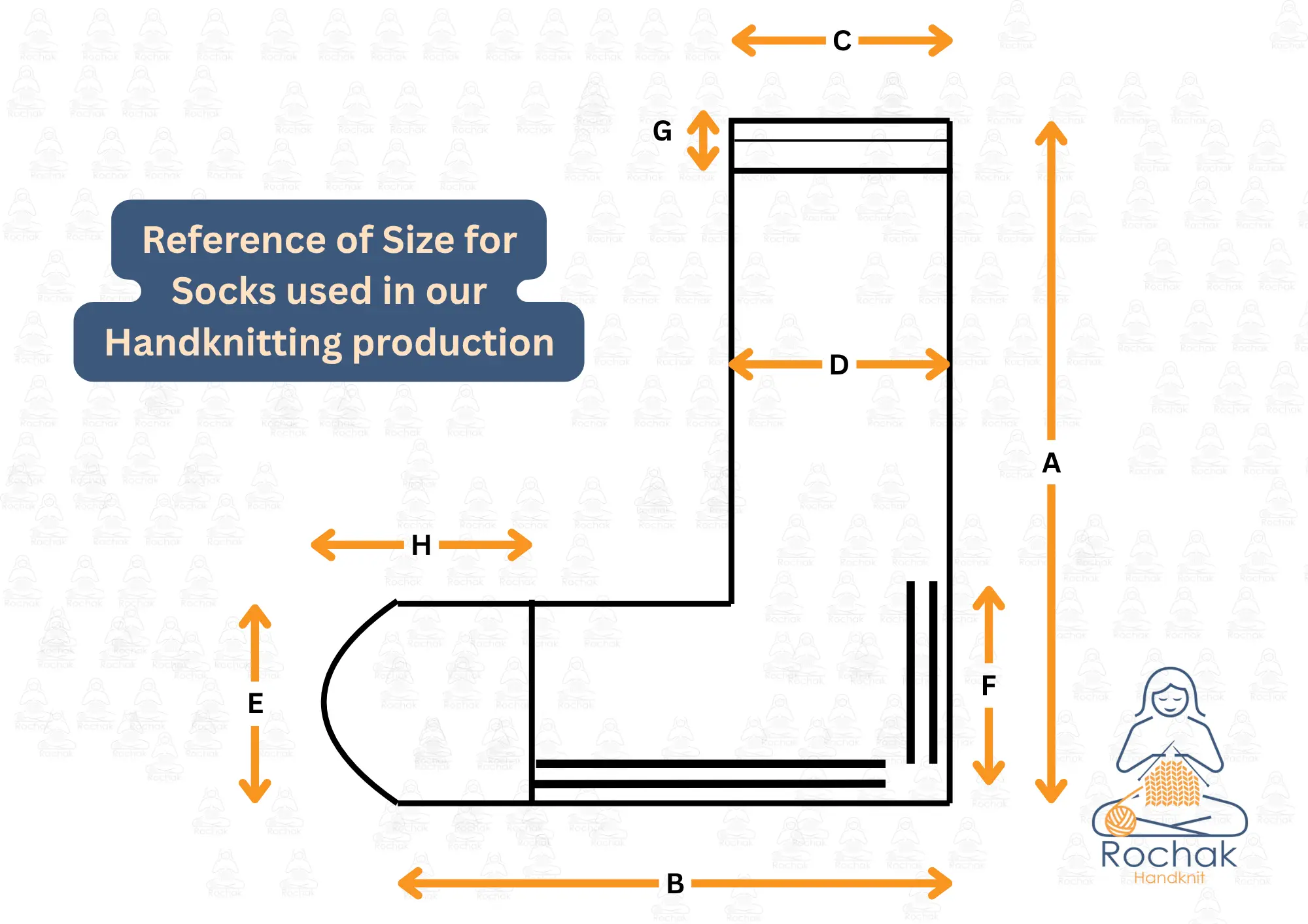 ソックスの参考資料 - ロシャック手編み