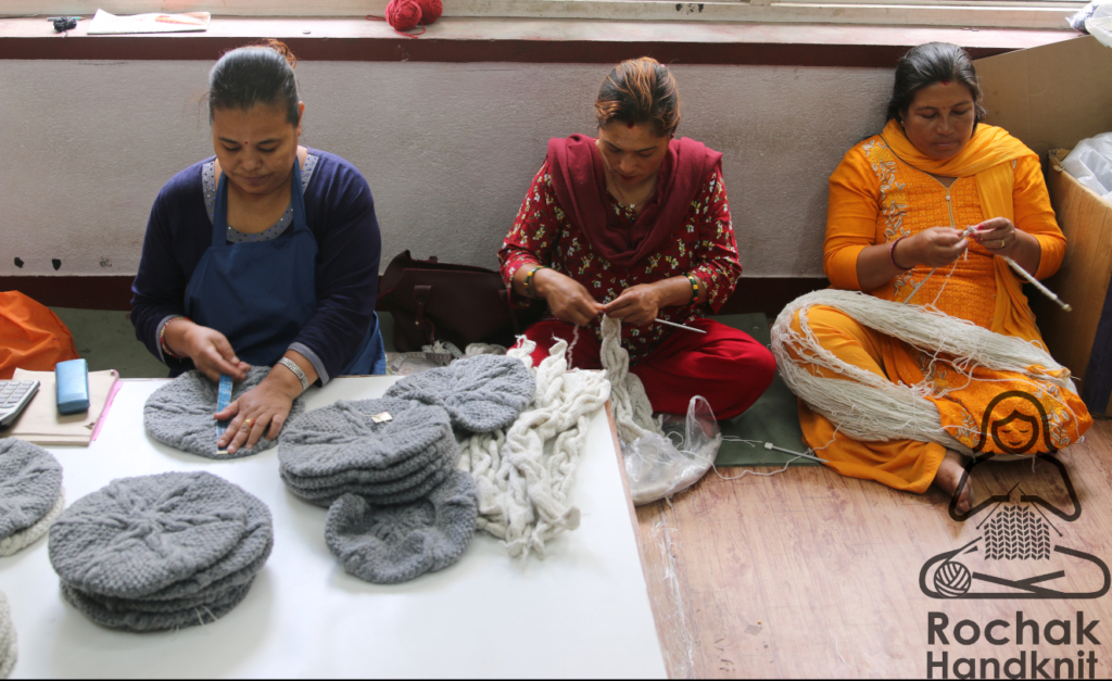 Weekly Audit of the production of hand knitted hat - Rochak Handknit