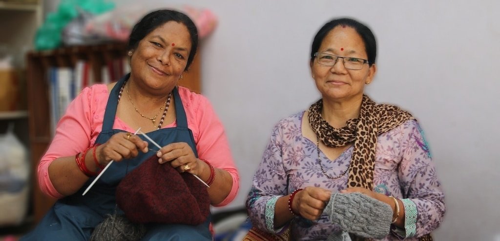 Happy Knitting faces of Rochak Handknit