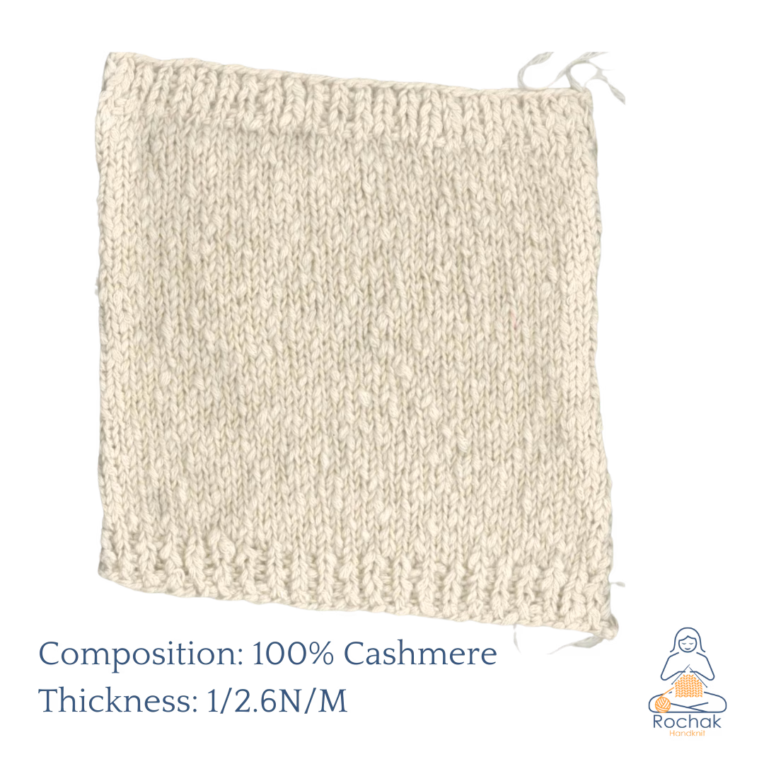 Cashmere lavorato a mano a Rochak Craft